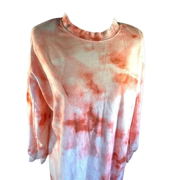 Old Navy Shirt Womens Medium Crewneck Long Sleeve Tie Dye - Picture 2 of 8